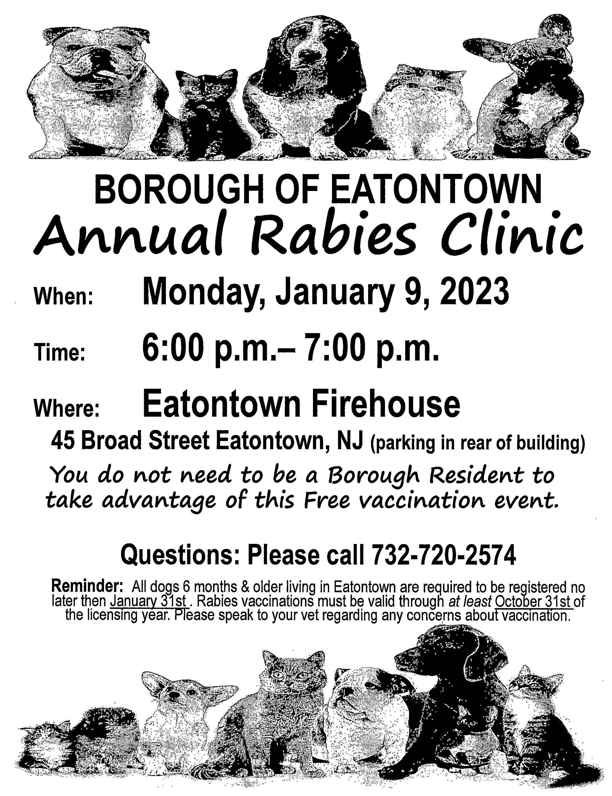 2023 Rabies Clinic