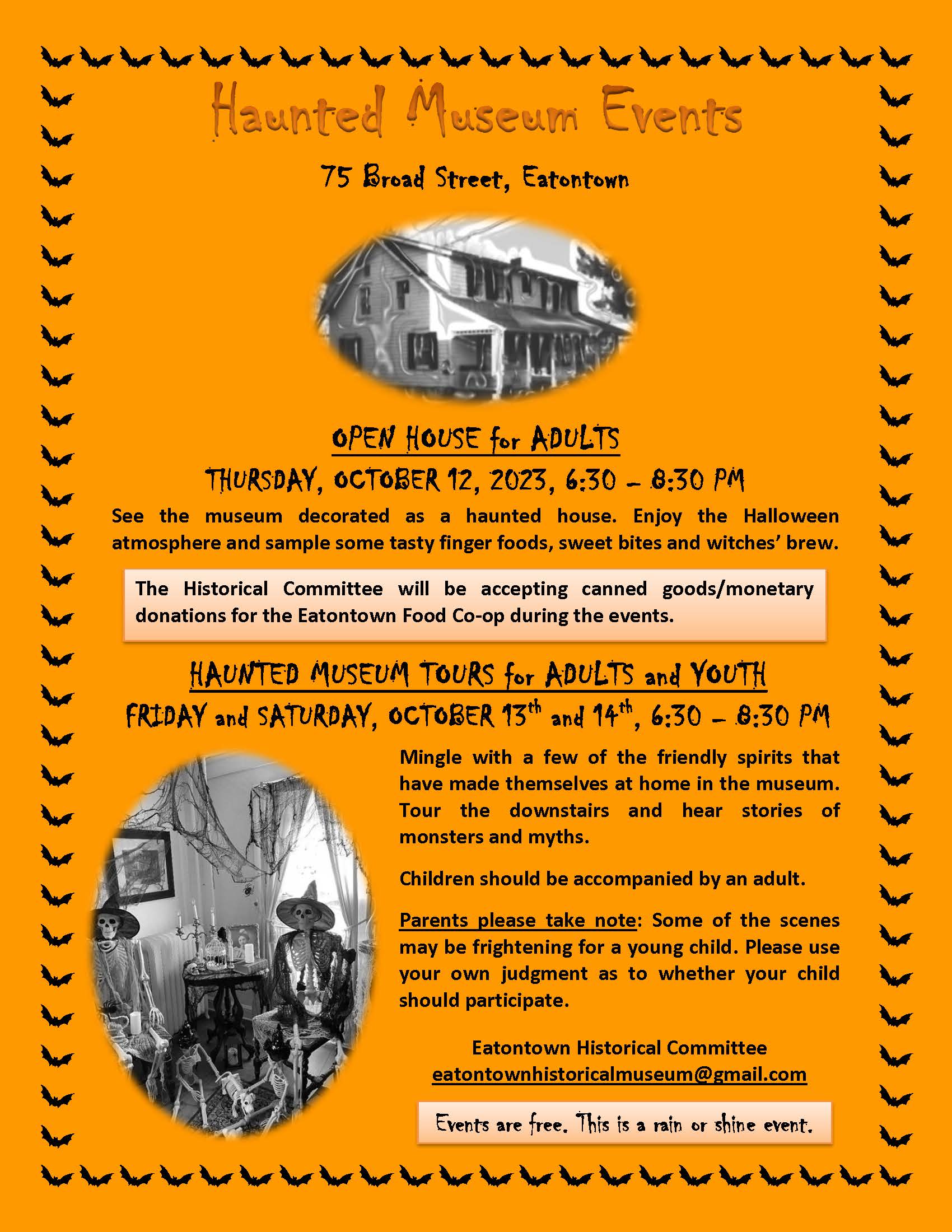 2023 Museum Halloween Flyer