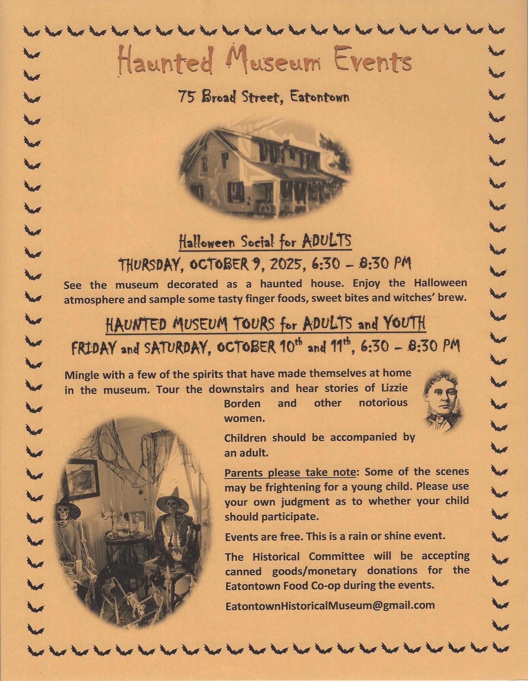 2025 Haunted Muaeum Flyer